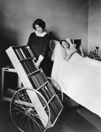 The LA Public Library’s bookmobile program for the sick. (1928)