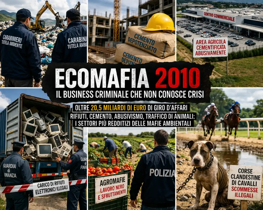 Ecomafia 2010: L’unico business immune alla crisi Ecomafia 2010: L’unico business immune alla crisi