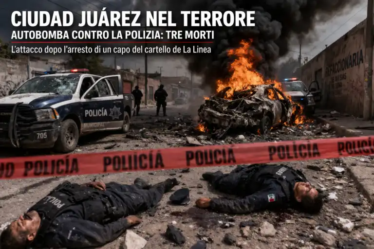 Ciudad Juarez: bomba contro la polizia