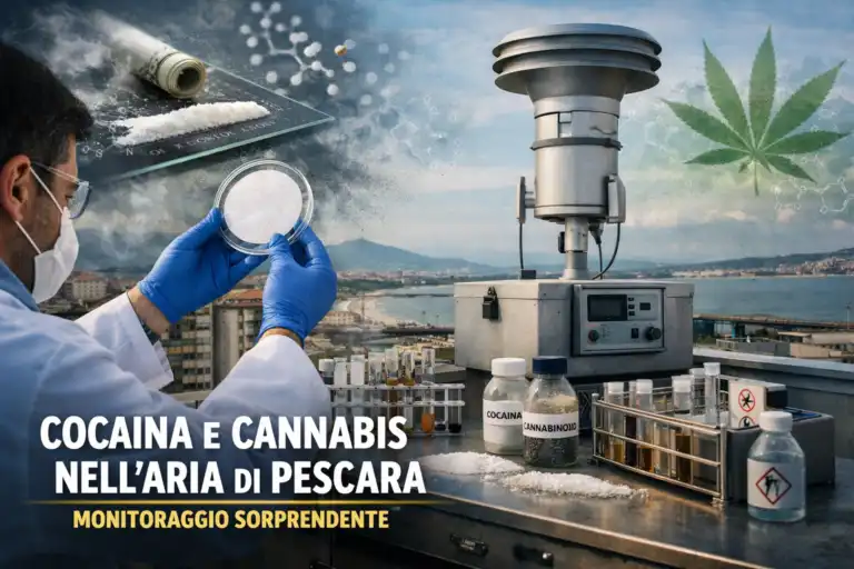 Pescara: nell’aria c’è anche la cocaina. Aperta indagine