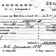 Berlusconi P2 iscrizione