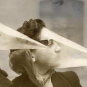 “Face Cones”: a fashionable way to protect oneself during snowstorms 1939