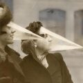 “Face Cones”: a fashionable way to protect oneself during snowstorms (1939)