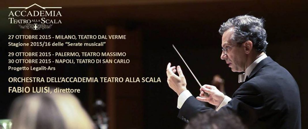 Fabio Luisi dirige l’Orchestra dell’Accademia Teatro alla Scala a Milano, Palermo e Napoli Fabio Luisi dirige l’Orchestra dell’Accademia Teatro alla Scala a Milano, Palermo e Napoli