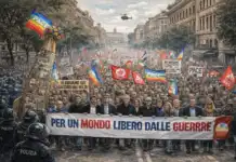 Roma sfida il governo: il corteo No Kings riempie le strade tra pace, protesta e slogan contro Meloni