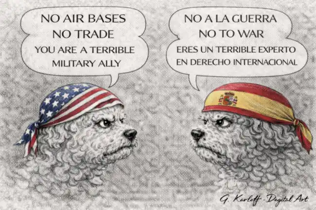 Mondo Cane: il diritto internazionale secondo gli USA e secondo la Spagna