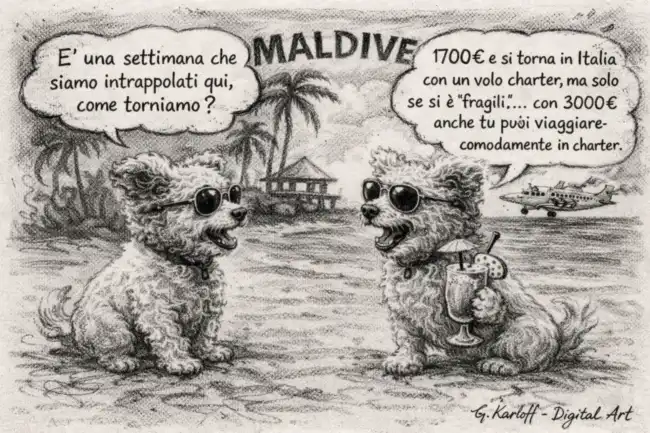 Mondo Cane: bloccati alle Maldive…