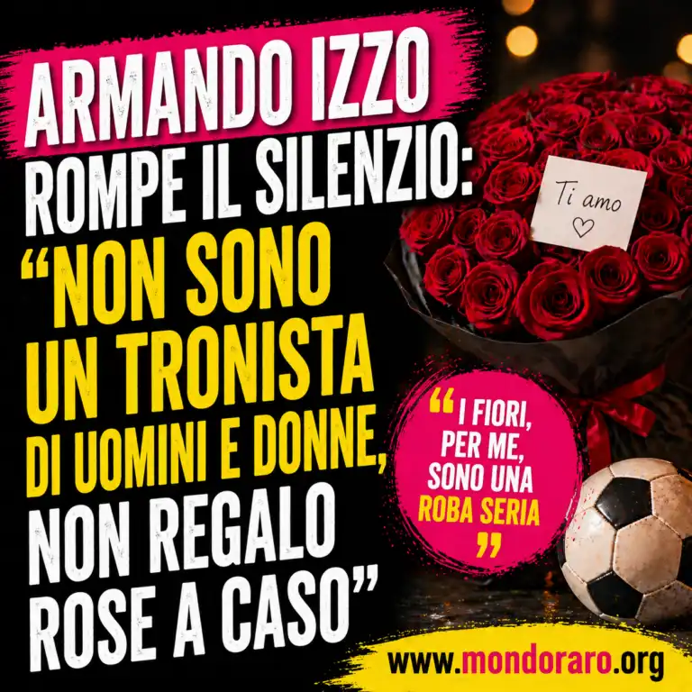 Armando Izzo rompe il silenzio: rose, ex e gossip, “Non sono il nuovo tronista”
