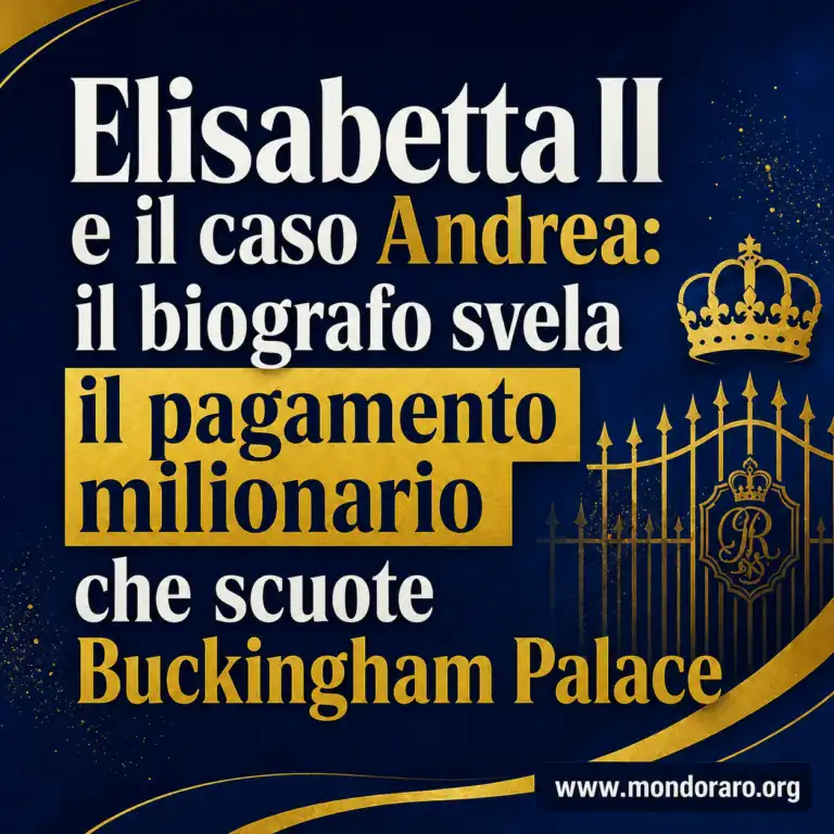 Elisabetta II e il caso Andrea: il biografo svela il pagamento milionario che scuote Buckingham Palace