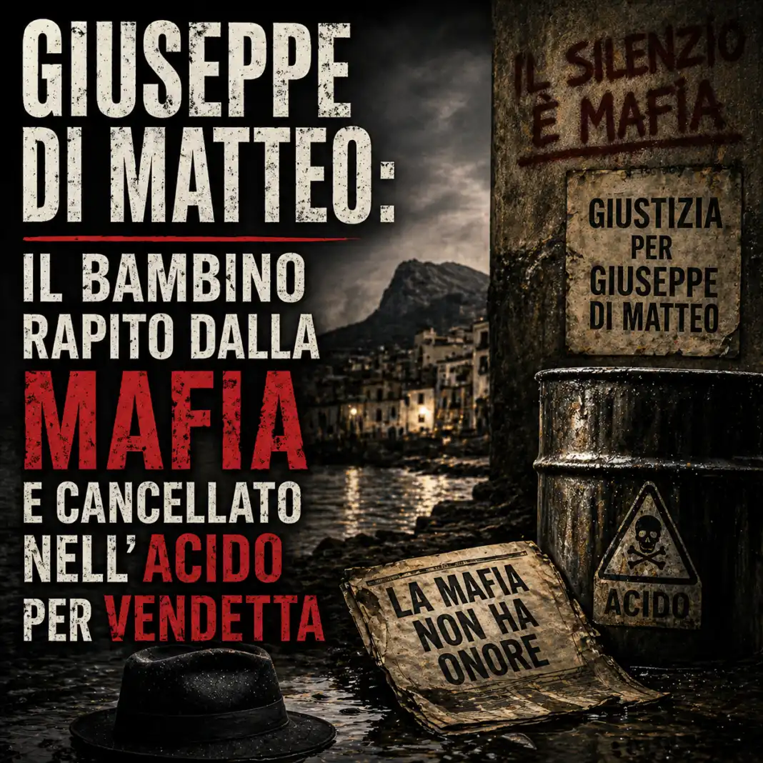 Giuseppe Di Matteo: il bambino rapito dalla mafia e cancellato nell’acido per vendetta Giuseppe Di Matteo: il bambino rapito dalla mafia e cancellato nell’acido per vendetta