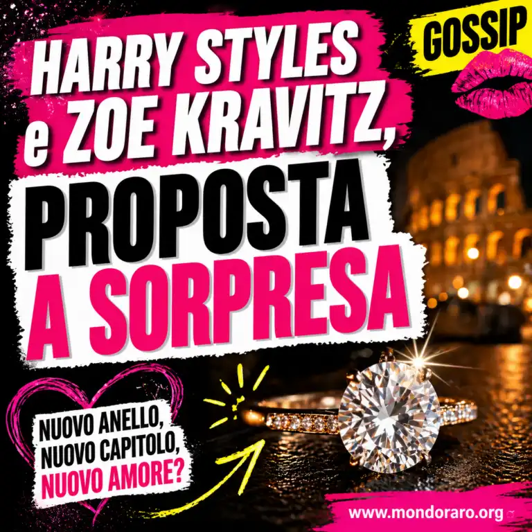 Harry Styles e Zoe Kravitz, proposta a sorpresa…