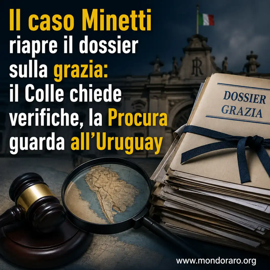 Il caso Minetti riapre il dossier sulla grazia: il Colle chiede verifiche, la Procura guarda all’Uruguay Il caso Minetti riapre il dossier sulla grazia: il Colle chiede verifiche, la Procura guarda all’Uruguay