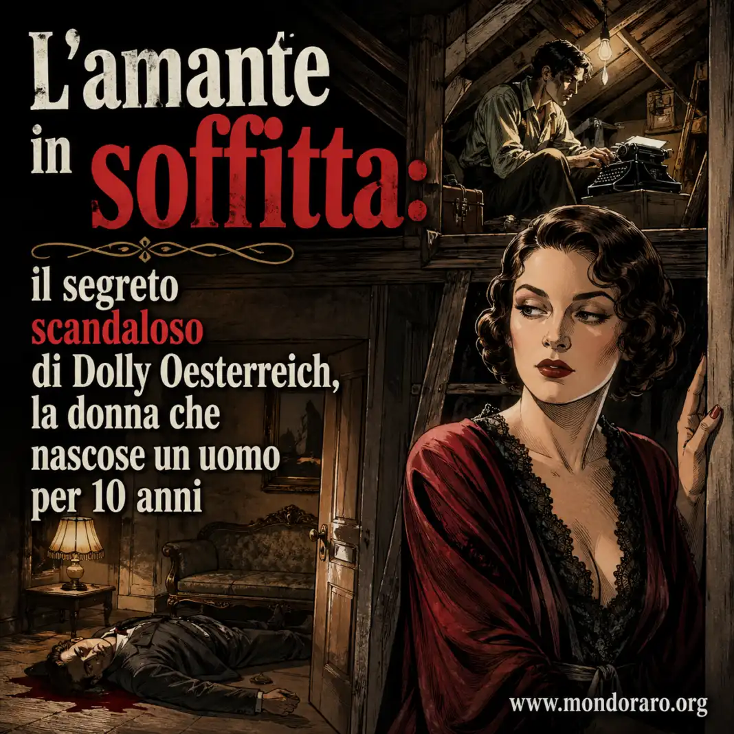 L’amante in soffitta: il segreto scandaloso di Dolly Oesterreich, la donna che nascose un uomo per 10 anni L’amante in soffitta: il segreto scandaloso di Dolly Oesterreich, la donna che nascose un uomo per 10 anni