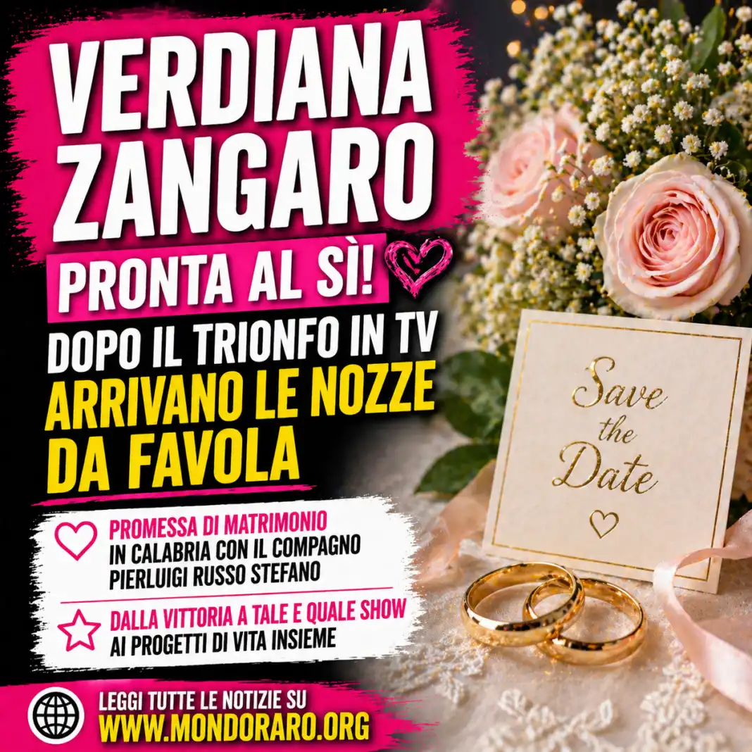 Verdiana Zangaro pronta al sì: dopo il trionfo in tv arrivano le nozze da favola Verdiana Zangaro pronta al sì: dopo il trionfo in tv arrivano le nozze da favola