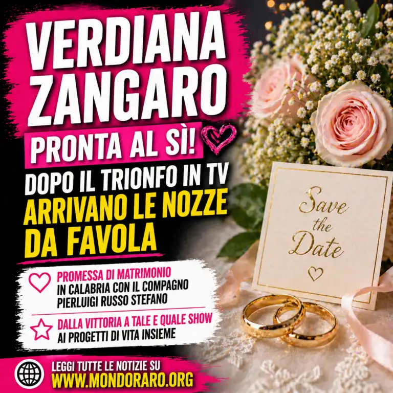 Verdiana Zangaro pronta al sì: dopo il trionfo in tv arrivano le nozze da favola