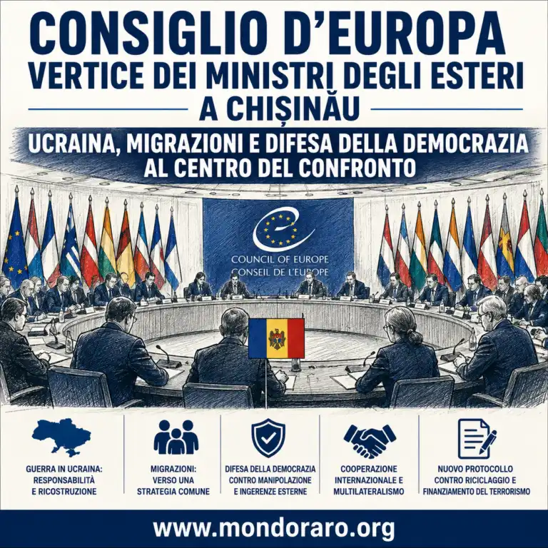 Consiglio d’Europa, a Chișinău vertice dei ministri degli Esteri: Ucraina, migrazioni e difesa della democrazia al centro del confronto
