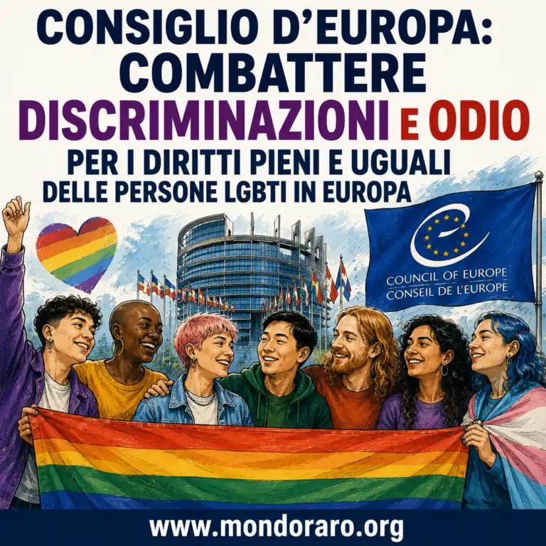 Consiglio d’Europa: “Contrastare odio e discriminazioni contro le persone LGBTI è una priorità democratica”