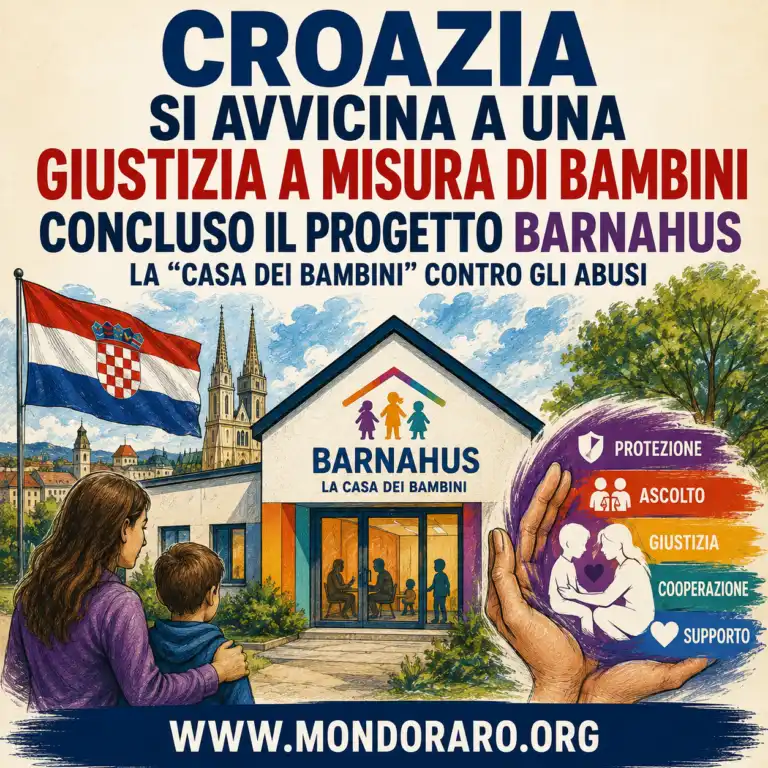 Croazia, concluso il progetto Barnahus per una giustizia più vicina ai bambini vittime di abusi