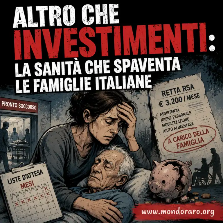 Governo Meloni: altro che investimenti. La sanità che spaventa le famiglie italiane