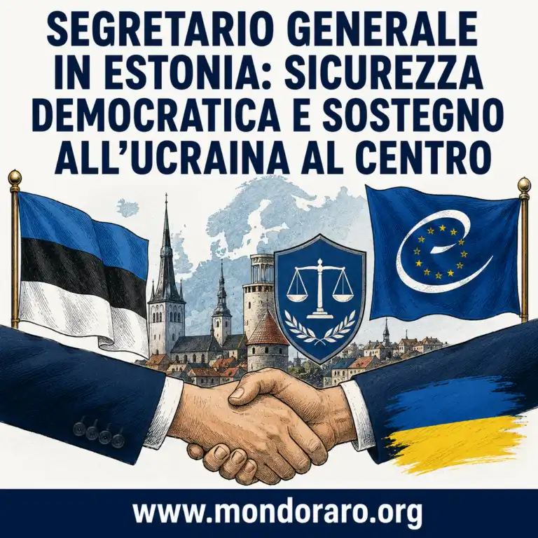 Il segretario del Consiglio d’Europa in Estonia: sicurezza democratica, Ucraina e lotta alla disinformazione al centro della visita