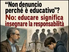 “Non denuncio perché è educativo”? No: educare significa insegnare la responsabilità