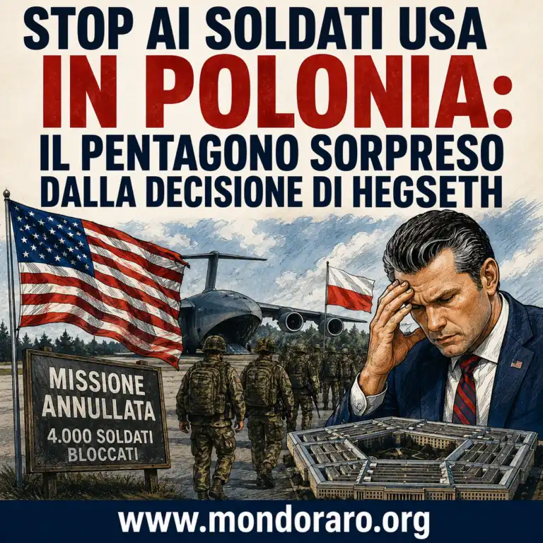 Stop ai soldati Usa in Polonia: il Pentagono sorpreso dalla decisione di Hegseth, cresce la tensione in Europa