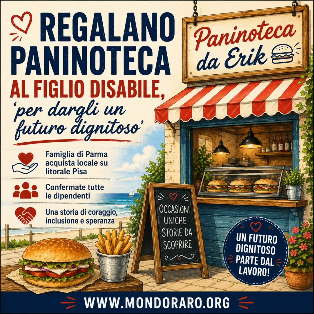 A Tirrenia una paninoteca per Erik: la famiglia gli costruisce un futuro partendo dal lavoro A Tirrenia una paninoteca per Erik: la famiglia gli costruisce un futuro partendo dal lavoro