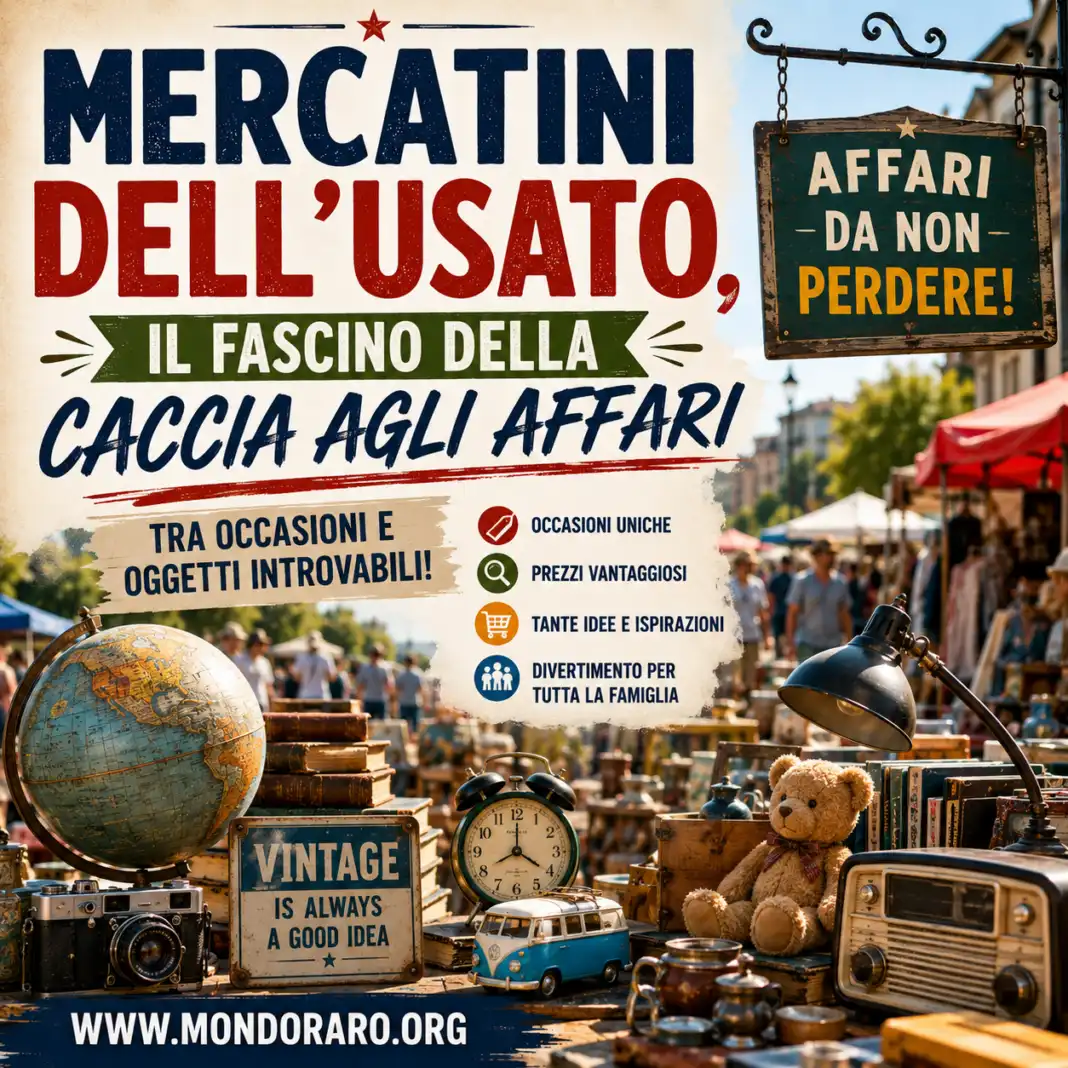 Mercatini dell’usato, il fascino della caccia agli affari tra occasioni e oggetti introvabili Mercatini dell’usato, il fascino della caccia agli affari tra occasioni e oggetti introvabili