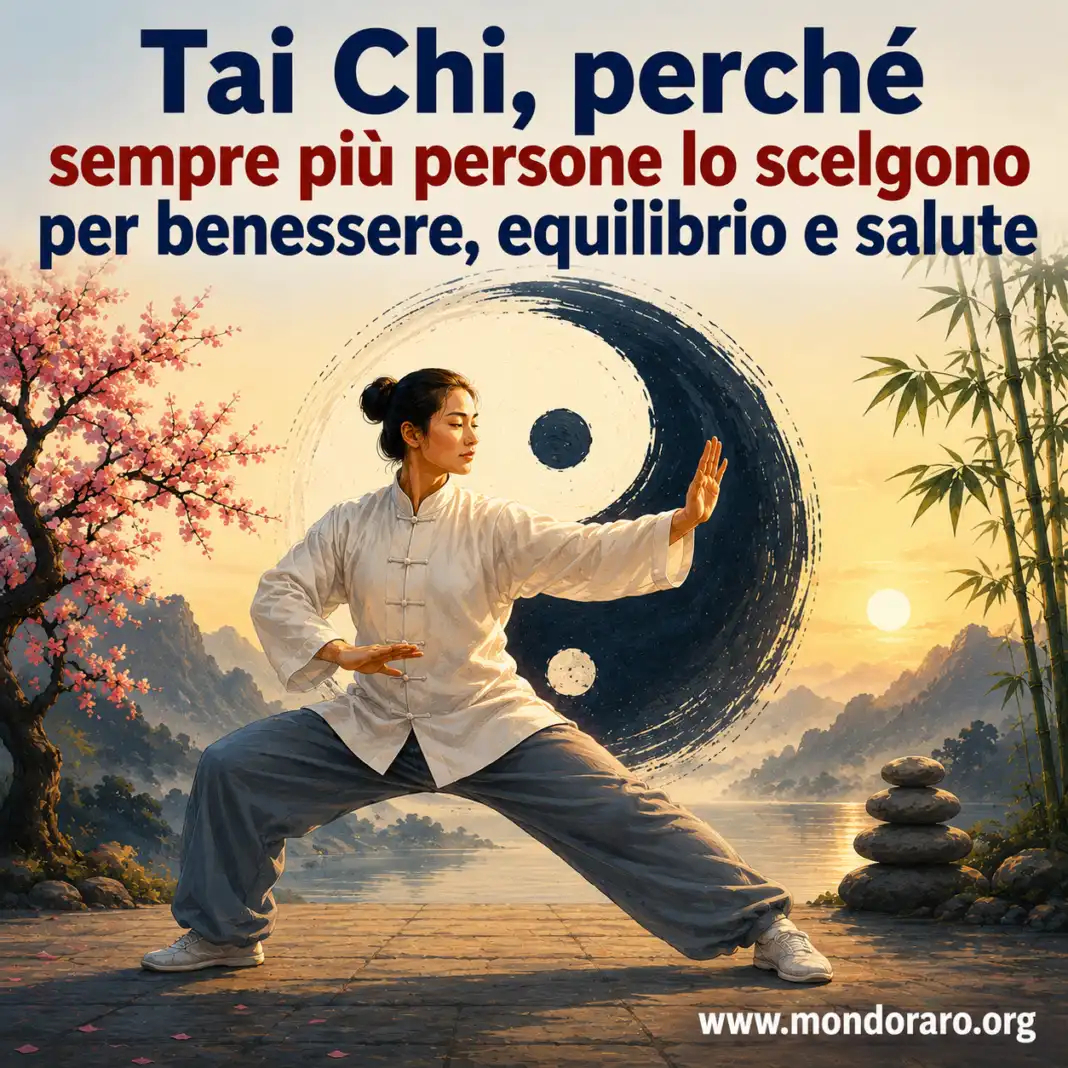 Tai Chi, perché sempre più persone lo scelgono per benessere, equilibrio e salute Tai Chi, perché sempre più persone lo scelgono per benessere, equilibrio e salute