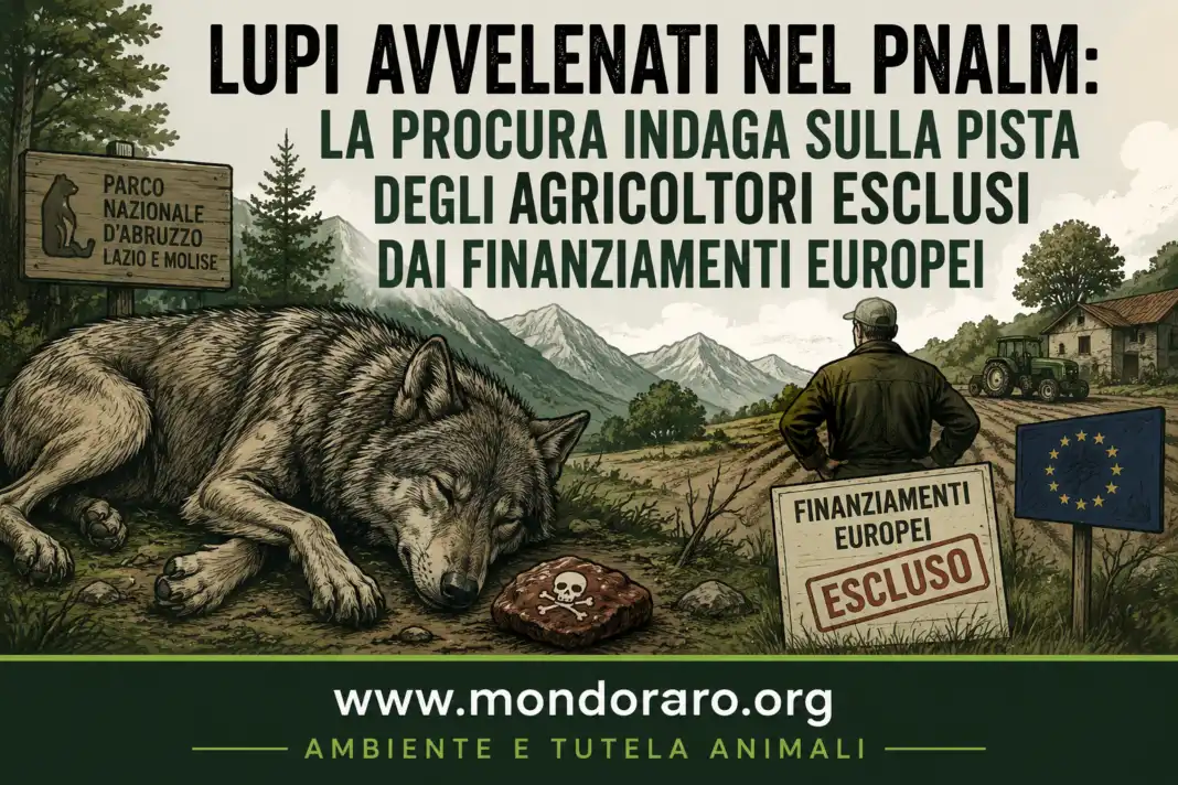 Lupi avvelenati nel PNALM: la Procura indaga sulla pista degli agricoltori esclusi dai finanziamenti europei Lupi avvelenati nel PNALM: la Procura indaga sulla pista degli agricoltori esclusi dai finanziamenti europei